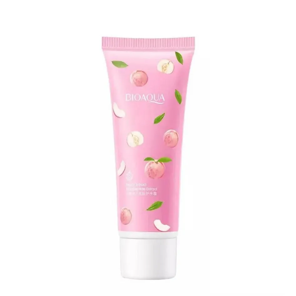 1 Piece Bioaqua Peach Glowing Extract Hand Cream 30g BQY67932