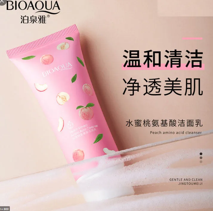 1 Piece Bioaqua Peach Glowing Extract Hand Cream 30g BQY67932