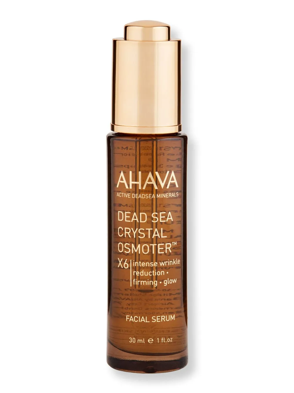 Ahava Dead Sea Crystal Osmoter X6 Facial Serum 1 oz 30 ml