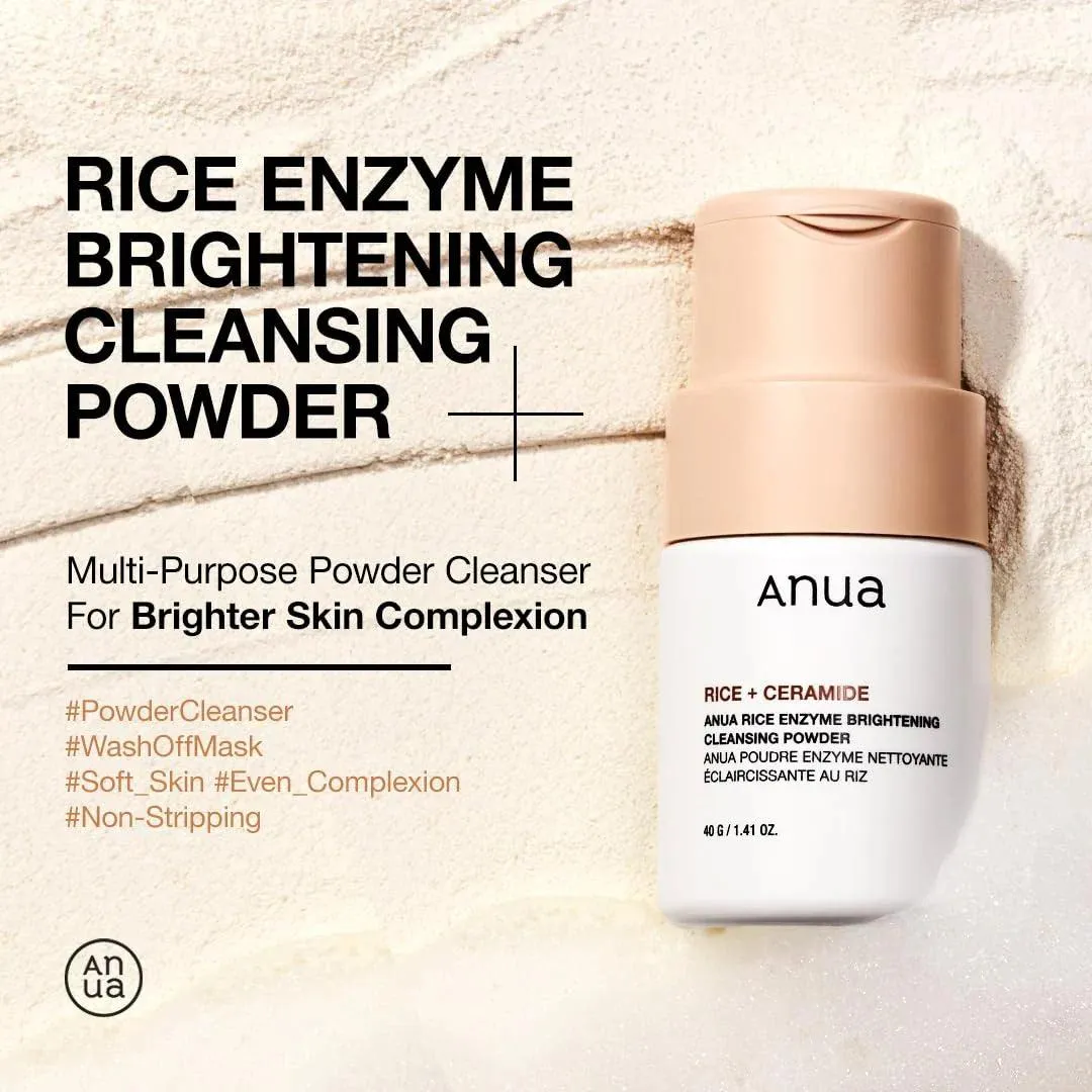 Anua  - Rice Enzyme Brightening Cleansing Powder - 40g