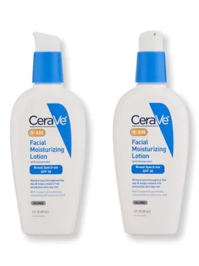 CeraVe Facial Moisturizing Lotion AM 2 Ct 3 oz