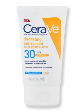 CeraVe Hydrating Sunscreen SPF 30 with Tint