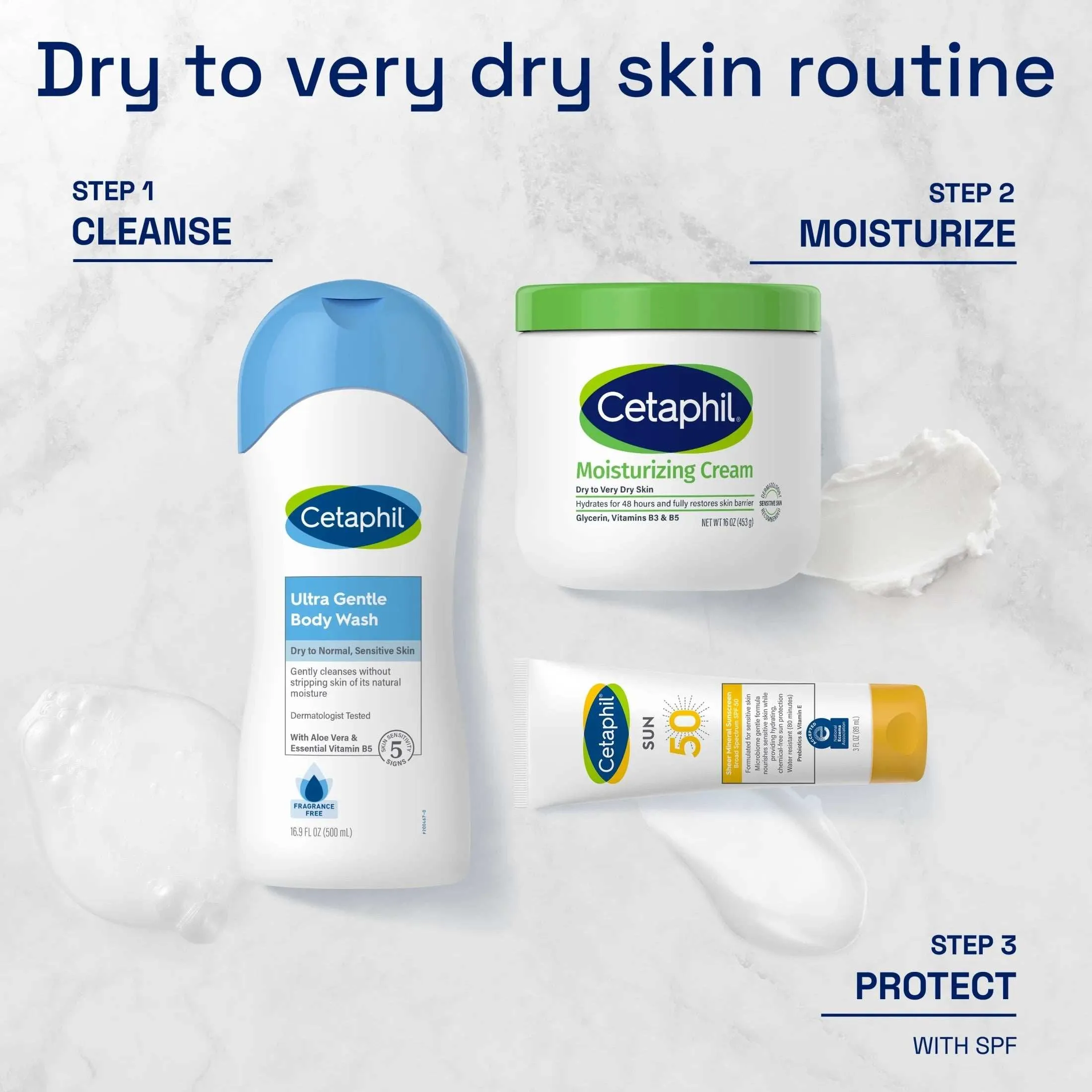 Cetaphil Body Moisturizing Cream for Very Dry to Dry Skin