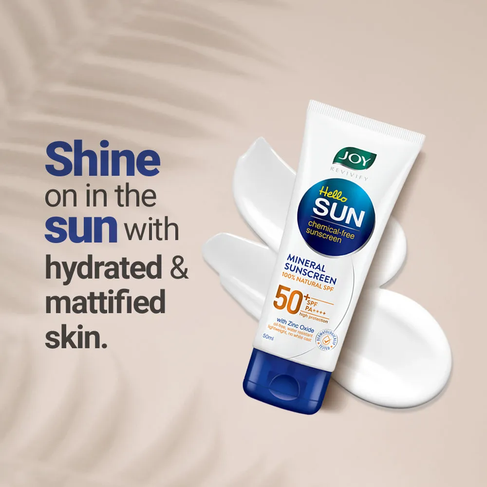 Chemical-Free Mineral Sunscreen SPF 50 PA    