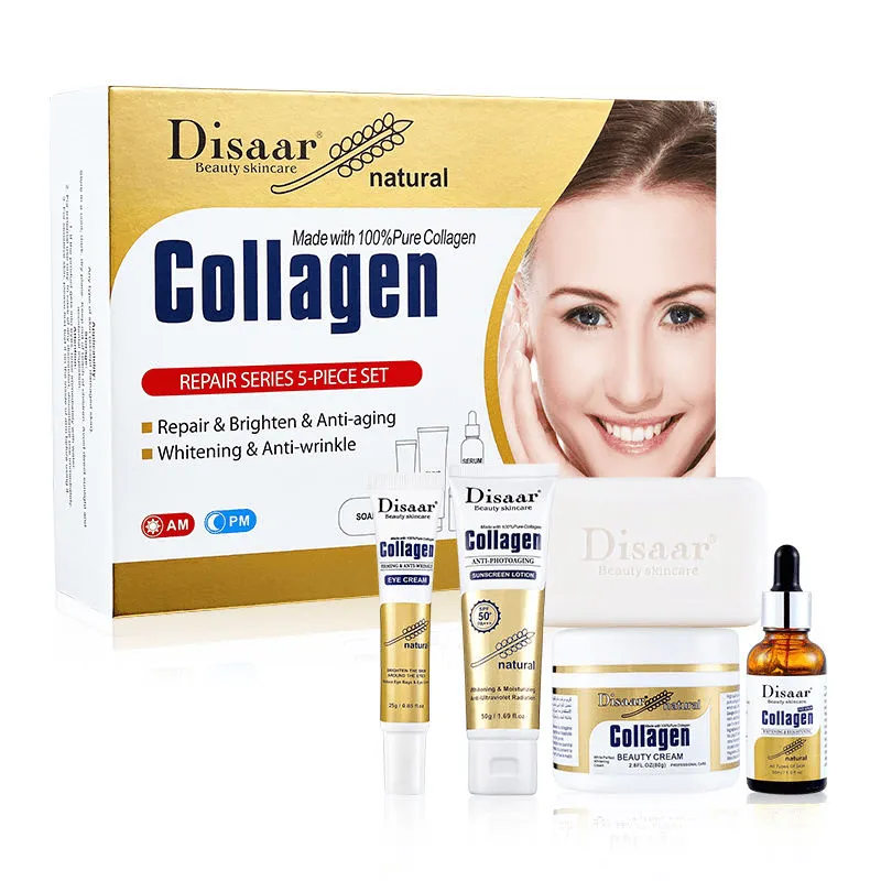 Disaar 100% Collagen Repair Skin Care 5 Pcs Set