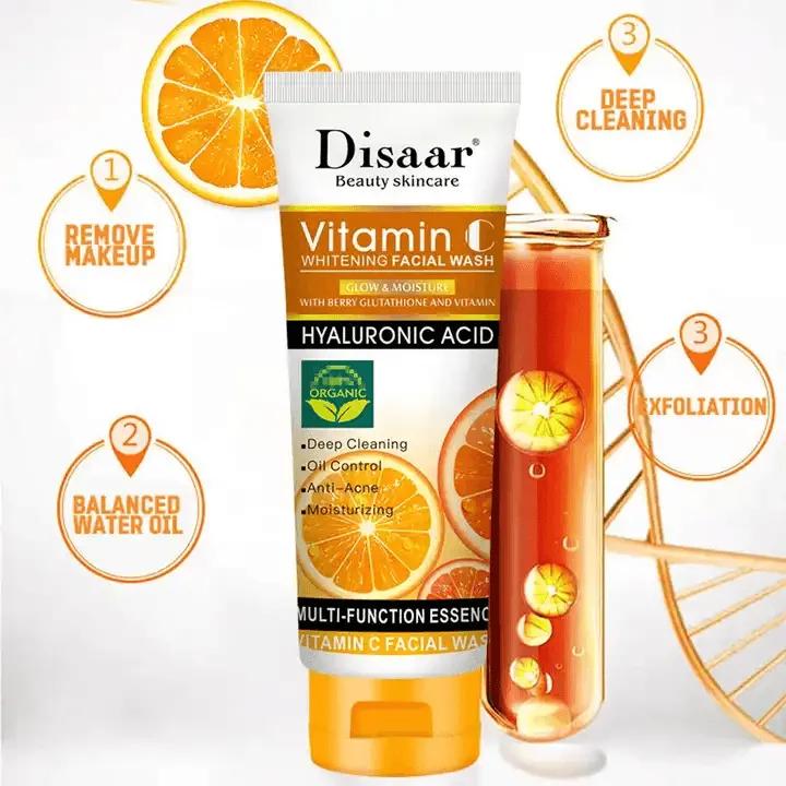 Disaar Vitamin C Whitening Facial Wash - 100ml