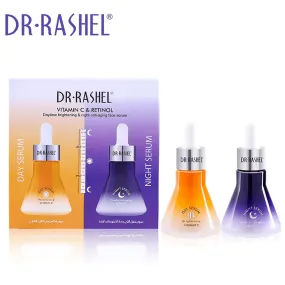 Dr.Rashel Vitamin C & Retinol Day & Night Face Serum 2 Pack - 30ml