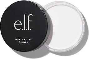 e.l.f. Matte Putty Primer, Skin Perfecting, Lightweight, Oil-Free Formula, Mattifies, Absorbs Excess Oil, Fills in Pores and Fine Lines, Soft, Matte Finish, All-Day Wear, 21G