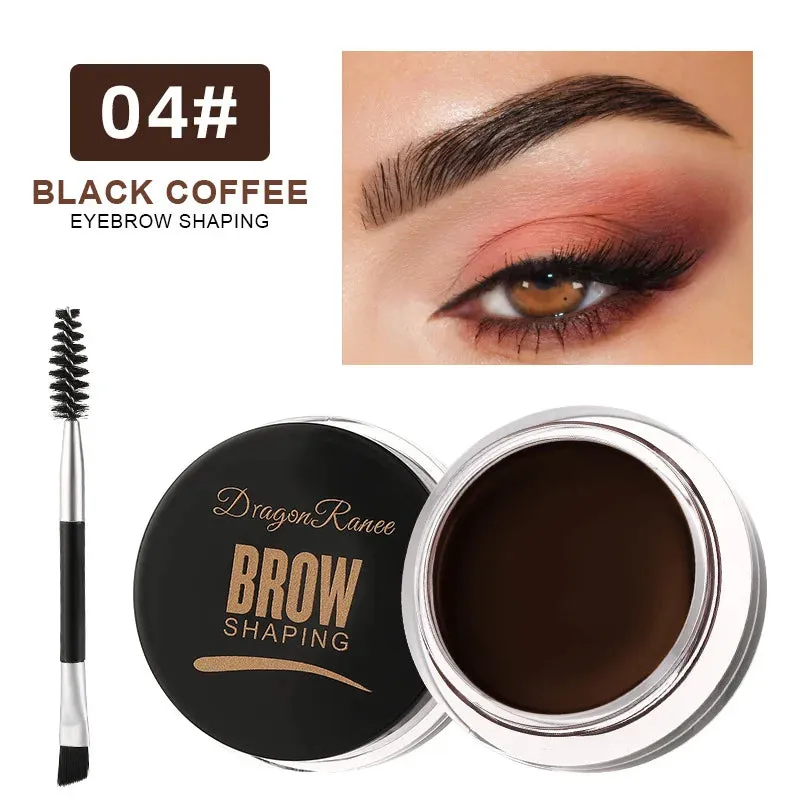 FLYTONN-3D Wild Eyebrow Gel Wax Brow Styling Soap Waterproof Long Lasting Tint Eyebrows Enhancers Brows White Brown Makeup Cosmetic Tool