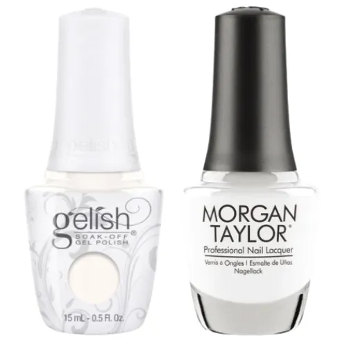 Gelish   Morgan Taylor Duo 15mL - Sheek White