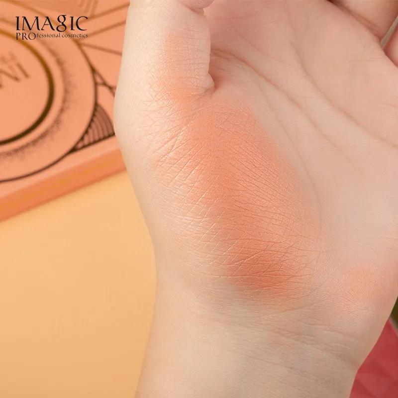 IMAGIC Cosmetics Beauty Highlight Highlight Blush Blend Palette 6 Color Contour Shadow Facial Cosmetics