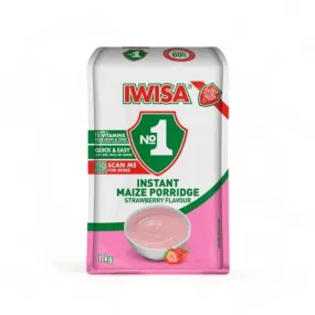 IWISA Instant Maize Porridge (Strawberry flavour) - 1kg