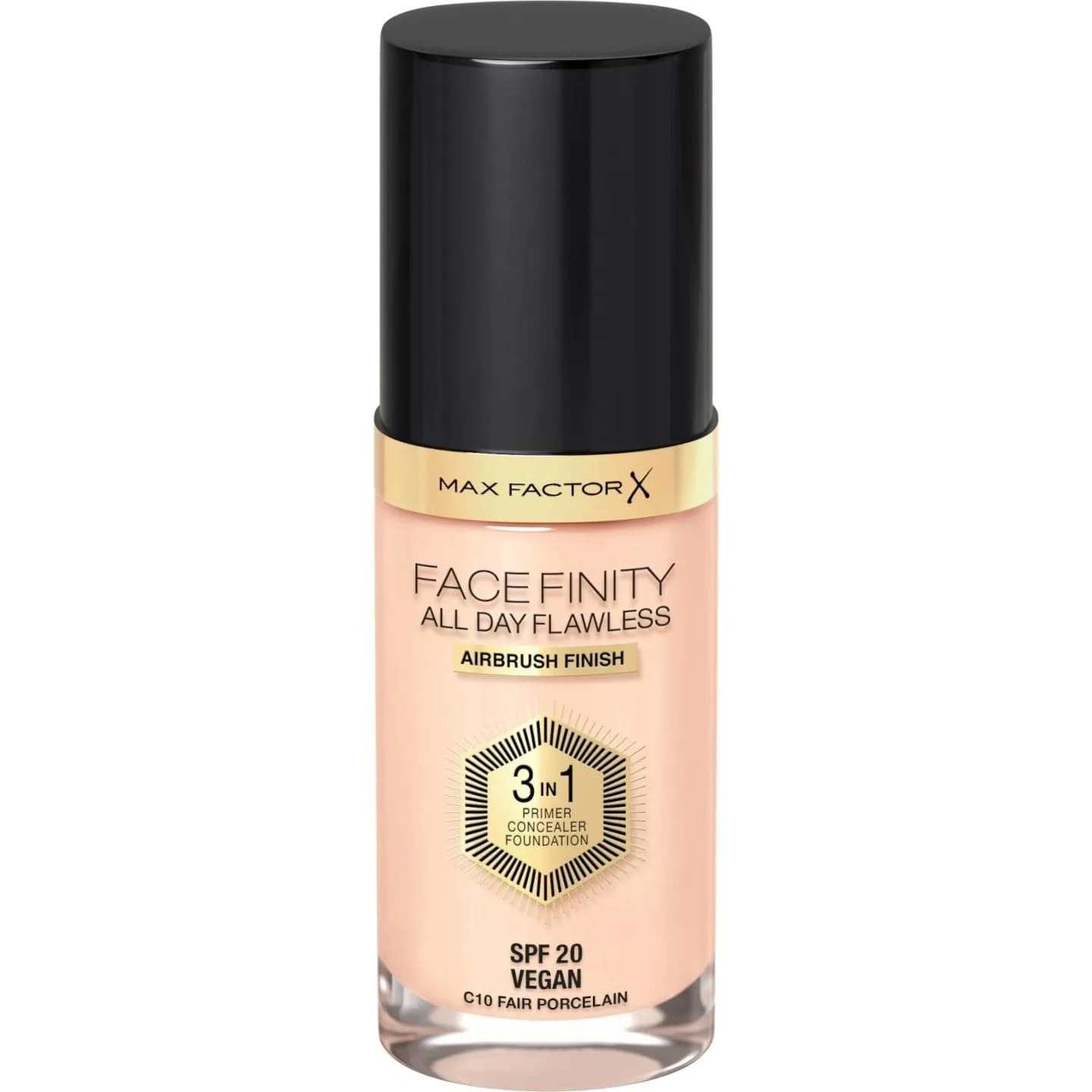 Max Factor Facefinity All Day Flawless 3 In 1 Foundation - 10 Fair Porcelain