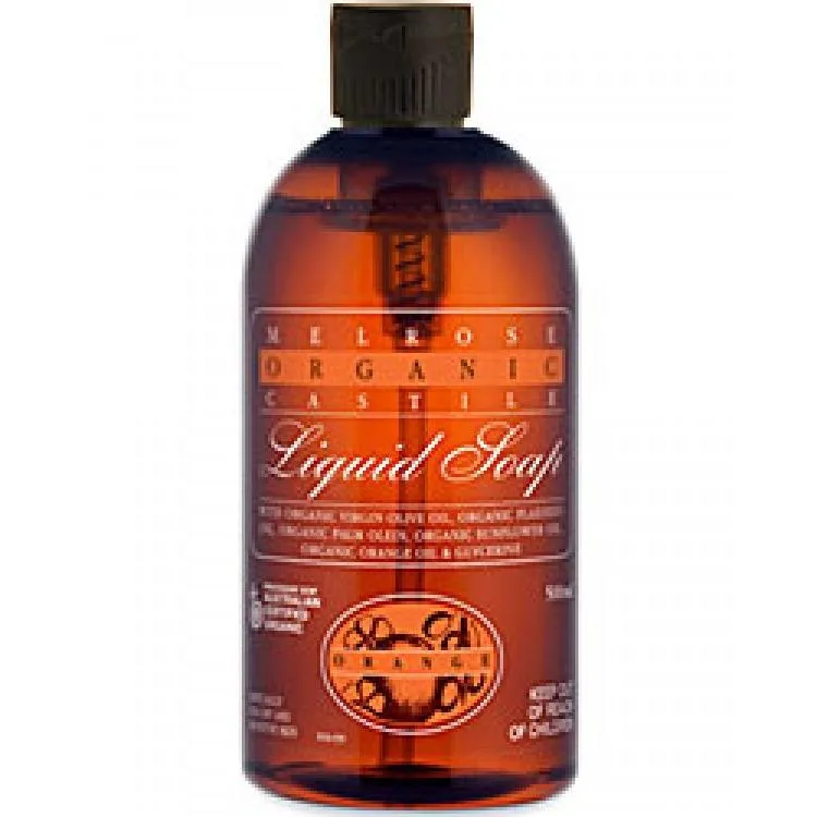 Melrose Organics Castile Soap Orange Refill 500ml