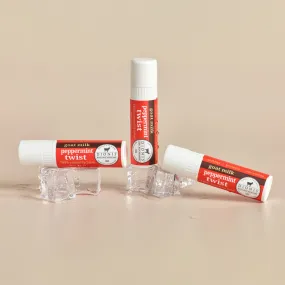 Peppermint Twist Goat Milk Lip Balm, Set of 3