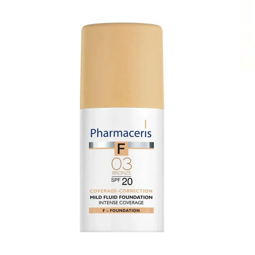 PHARMACERIS F Intense Coverage Foundation SPF20 30ml (03 Bronze)