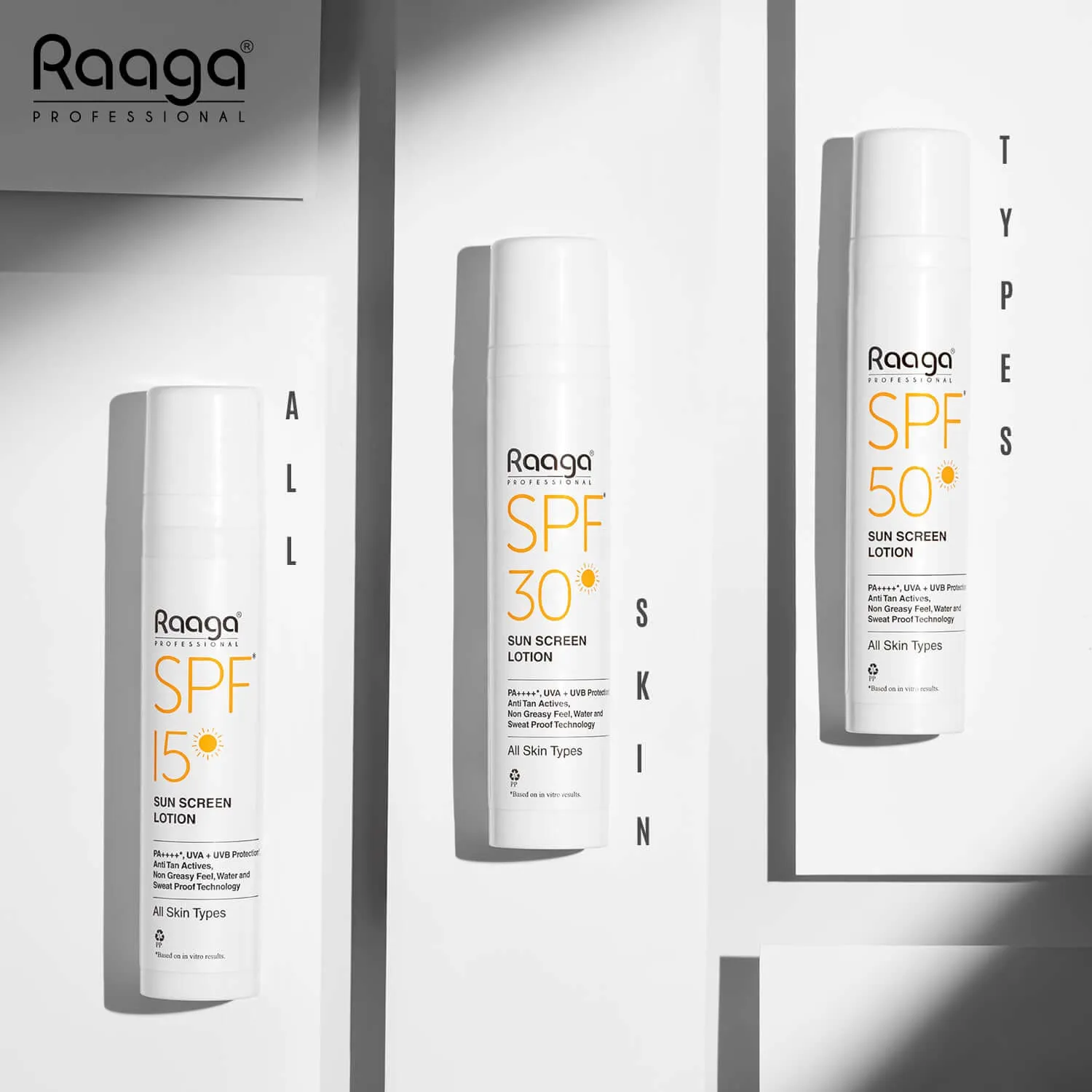 Raaga Professional SPF 50 Sunscreen Lotion | PA    , UVA   UVB Protection, Anti Tan Activities, Non-Greasy Feel, Water and Sweat Proof Technology (55 ml)