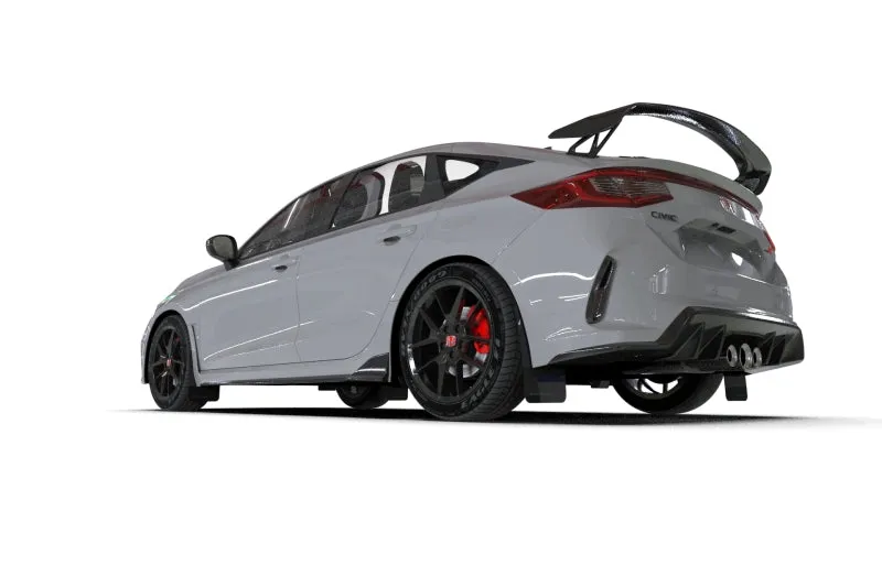 Rally Armor 23-25 Honda Civic Type R Black Mud Flap Red Logo