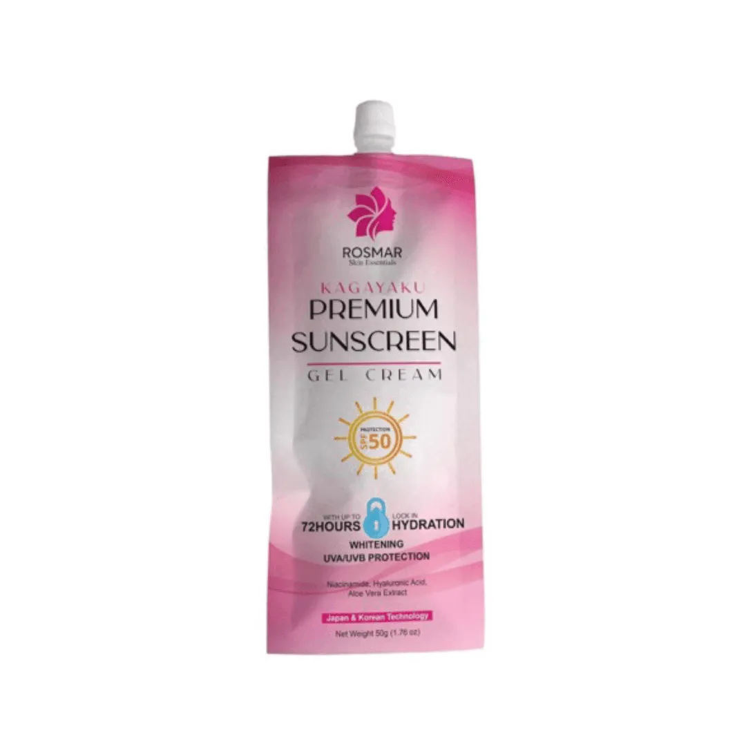 Rosmar Kagayaku Premium Sunscreen Gel Cream SPF50 - 50g