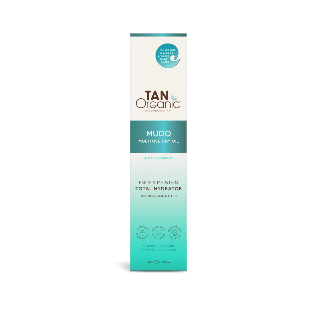 TanOrganic MUDO Prime and Maintain Total Hydration for Skin, Hair and Nails