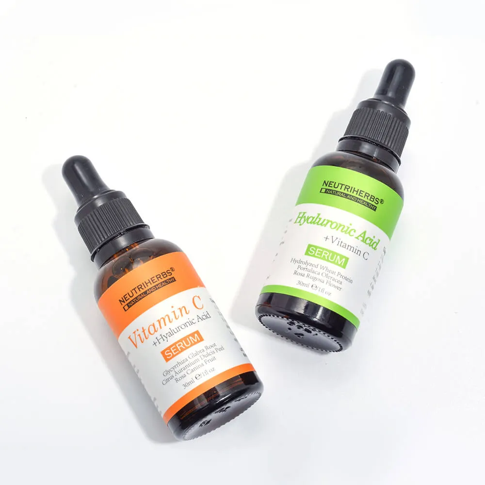 Vit C & Hyaluronic Acid Serum Duo For Dehydrated Skin